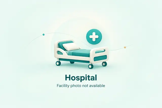 Hospital category illustration. Facility photo not available.
